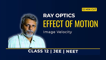Effect of Motion: Image Velocity in Plane Mirrors | Class 12 | JEE | NEET