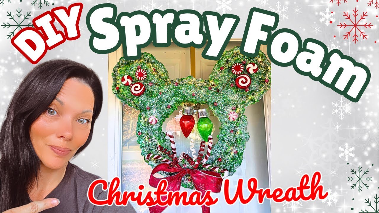 Как сделать рождественский венок с Микки Маусом — праздничный декор в стиле Диснея