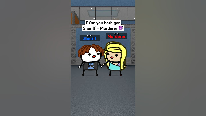 When you BOTH get sheriff & murderer in MM2… #mm2 #roblox #robloxanimation #murdermystery2