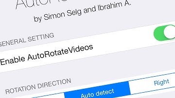 New Tweak: AutoRotateVideos