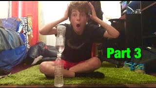 BOTTLE FLIP TRICK SHOTS ( part 3 ) ( THAT'S INSANE )