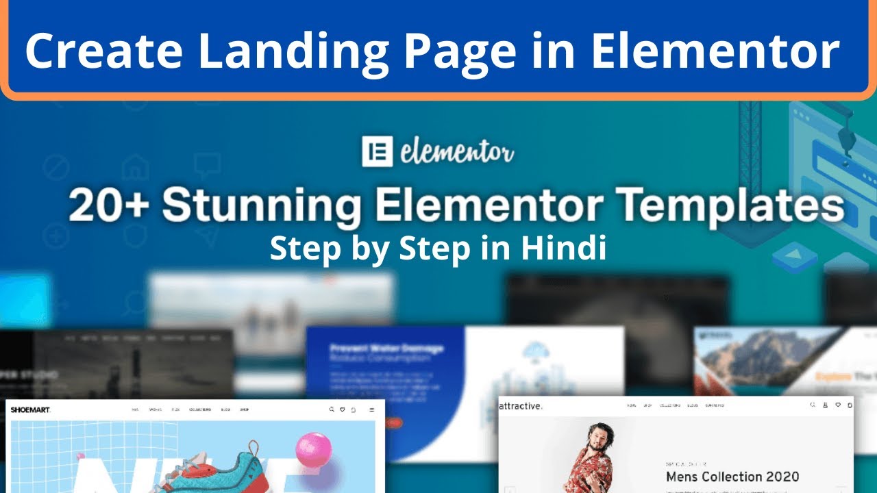 How to Create a Landing Page in Wordpress Using Elementor, Create ...