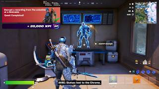 Fortnite - Decrypt A Recording From The Scientist At A Holotable (WEEK 7 Quests Challenges)