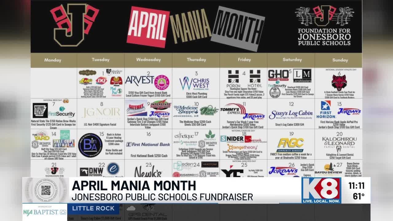 Midday Interview: 'April Mania Month' at Jonesboro public schools