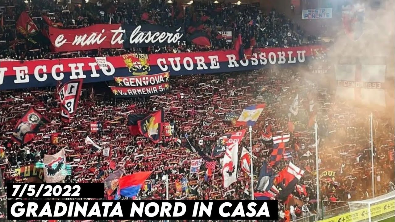 GRADINATA NORD IN CASA || Genoa vs Juventus 7/5/2022 - YouTube