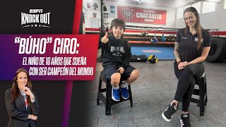 “Búho” Ciro: Tiene 10 años, vive para el boxeo y sueña con ser Campeón del Mundo