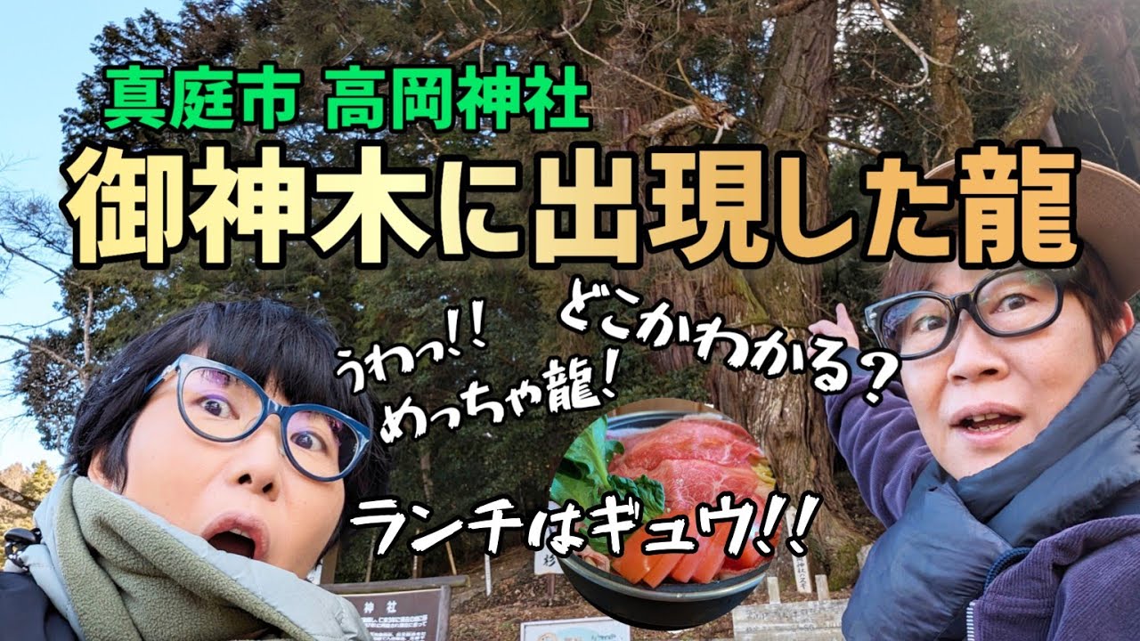 【龍が出現】御神木を見に行ってきました！〜からの【絶品牛鍋】