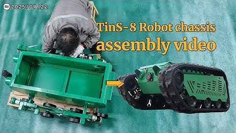 TinS-8 Robot chassis assembly video #robotchassis #chassis