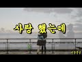 사랑 했는데 나훈아