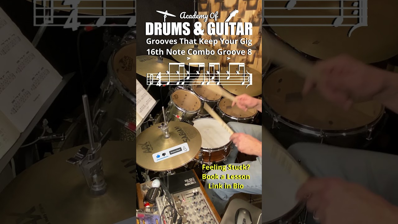 Grooves That Keep Your Gig - 16th Note Combo Groove 8 