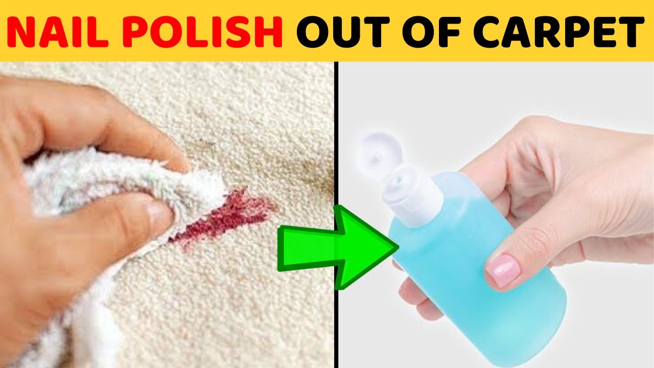 Best Way To Get Nail Polish Out Of Carpet With Baking Soda | Carpet Stain Removal