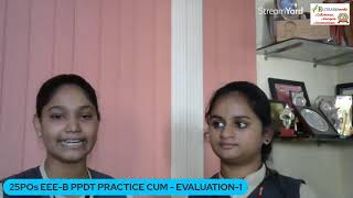 25POs EEE-B PPDT PRACTICE CUM - EVALUATION-1(01/09/23)