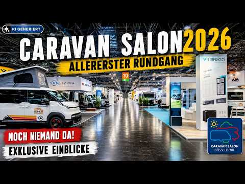 You've never seen the Caravan Salon like this! 😲 Completely empty halls 2026