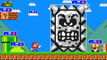 Mario Animation vs. Window 10 in Super Mario Bros.