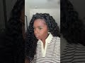 Watch this feathered body wave wig melt into the scalp.#curlymehair #crochet #miracleknots #wigs