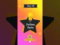 Day 08  Lists vs Tuples |  Python for beginners #programming #shorts