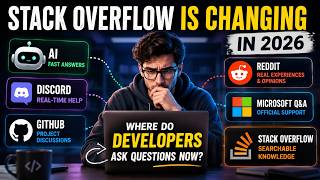 Stack Overflow Is Changing in 2026 — Where Do Developers Ask Questions Now? Developers Life Stackoverflow Bugs Errors Programming Community
