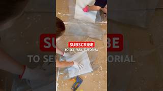 Diy Plaster Art Brass Effect