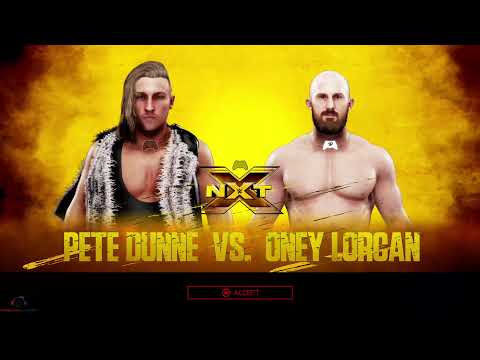 Pete Dunne vs Oney Lorgan | WWE 2K19 XBOX Series X Gameplay