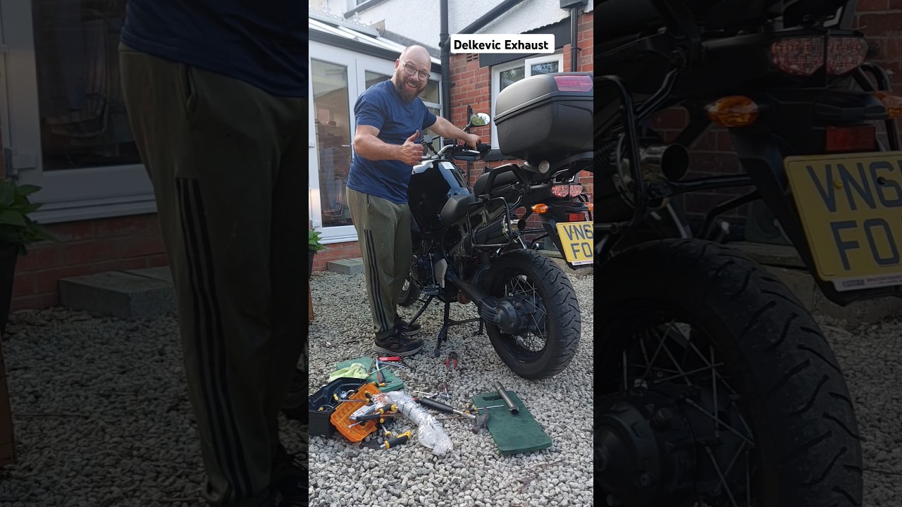 YAMAHA Super Tenere XT1200Z Delkevic Exhaust 350MM Oval Carbon