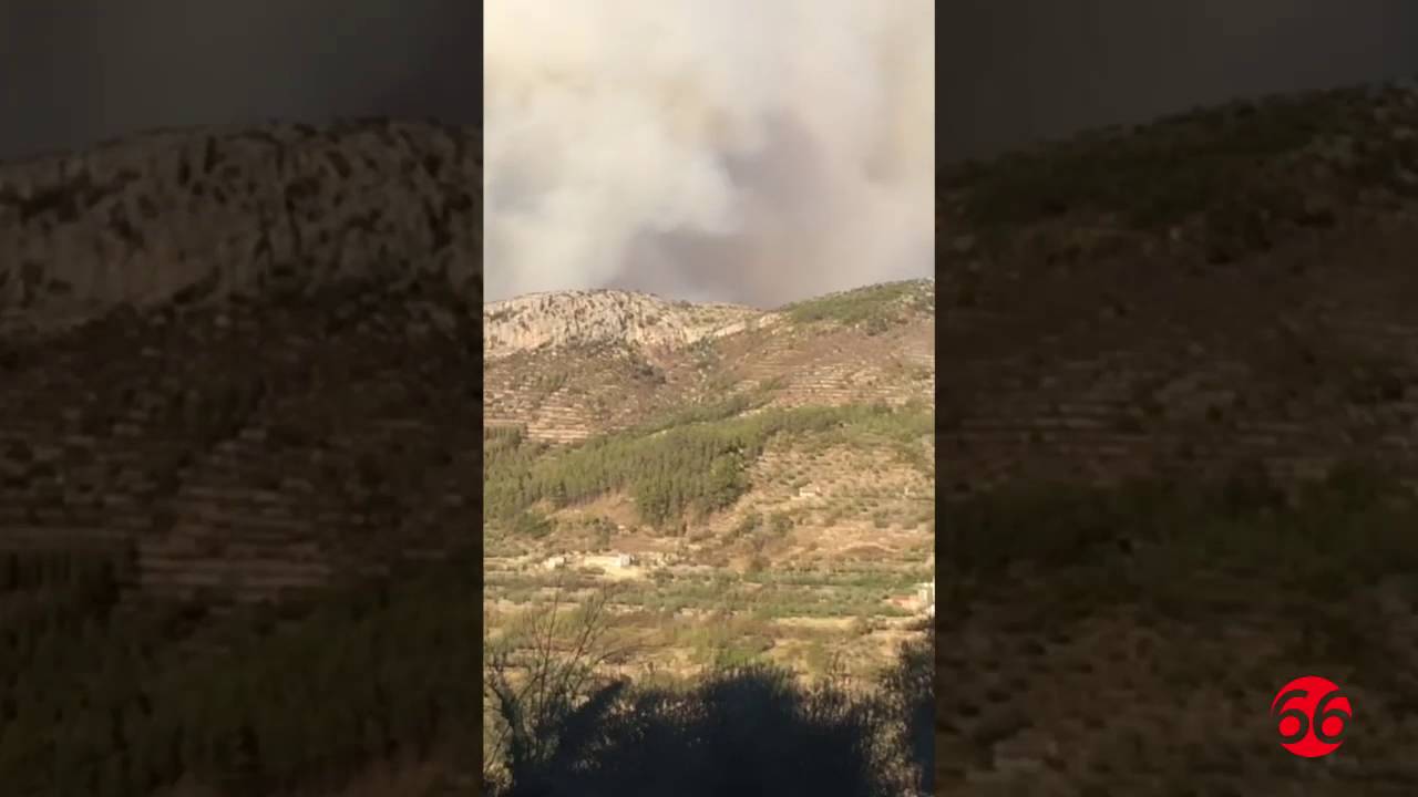 Fuego en Benasau