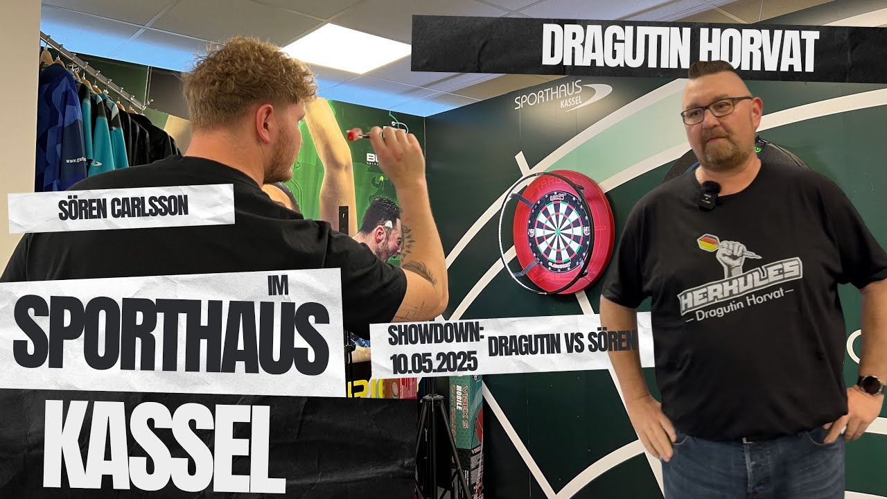 Dart mit Dragutin Horvat & Sören Carlsson |Sporthaus Kassel