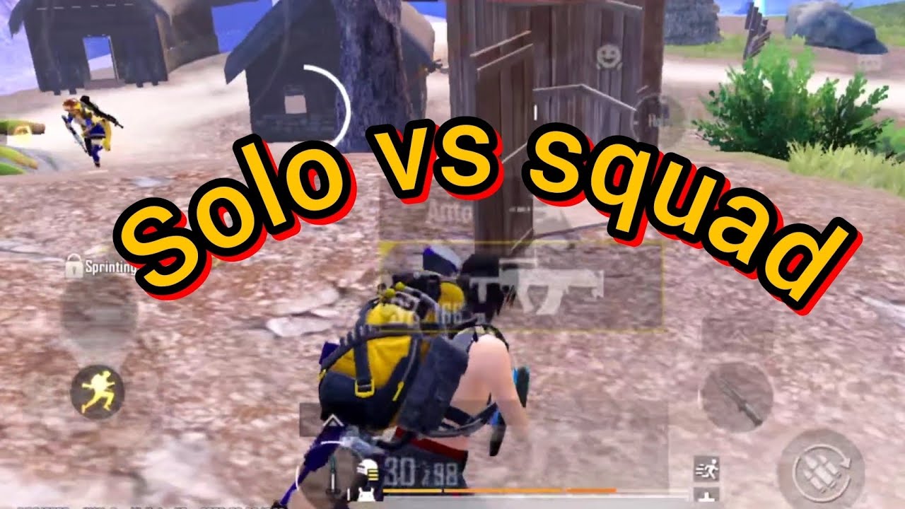 Solo vs squad bgmi gameplay - YouTube