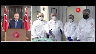 Ülkemizin İlk Koronavirüs Aşısı Turkovacın Üretim Tesisine Canlı Bağlantı
