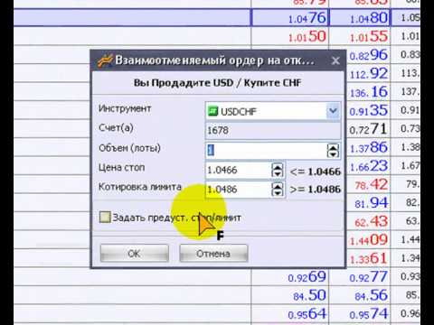 Взаимоотменяемые ордера форекс смартмани на форекс
