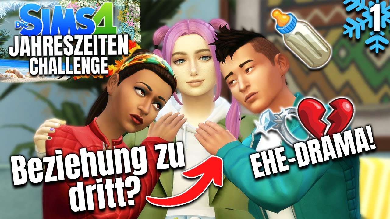 ⛄ So war das nicht geplant! 😭 Großes Drama am Anfang! 🙃 | START der Sims 4 JAHRESZEITEN CHALLENGE