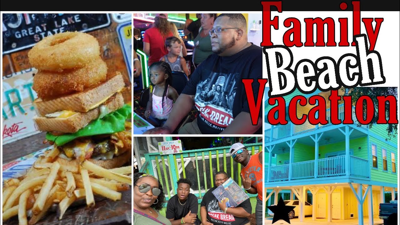 VACATION VLOG|| BEACH HOUSE TOUR, RIVER CITY CAFE & FAMILY FUN
