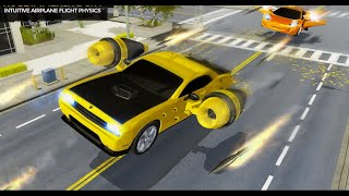 gioco di tiro con auto volante: auto moderna 2020 - Giochi di tiro Android dal livello 11 al 13 screenshot 4
