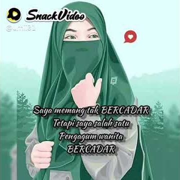 nih untuk yang pengagum wanita bercadar😊😊☺☺