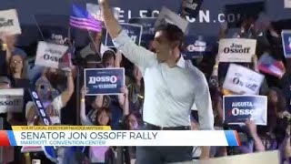 Senator Jon Ossoff holds rally in Augusta on Saturday