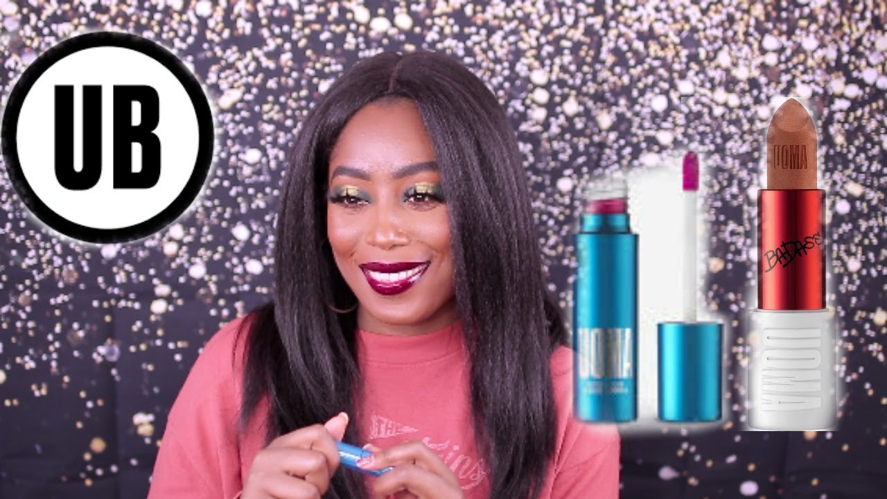UOMA BEAUTY BADASS ICON MATTE LIPSTICK N LIP GLOSS |  SWATCHES | REVIEW
