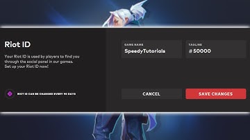 How To Create and Change Riot Games ID and Tagline