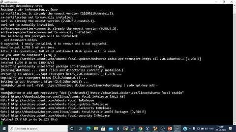 how to install Docker on ubuntu server 20.04 LTS focal