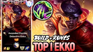 WILD RIFT EKKO - TOP 1 EKKO GAMEPLAY - GRANDMASTER RANKED