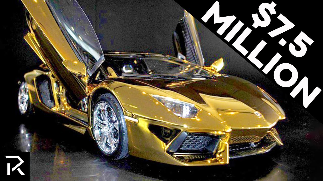 This Gold Lamborghini Toy Cost $7.5 Million Dollars