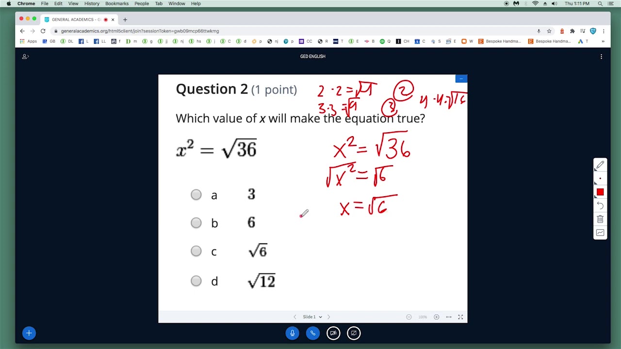 GED math questions - YouTube