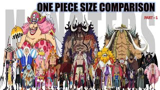 One Piece Size Comparison (Part -1) 2020
