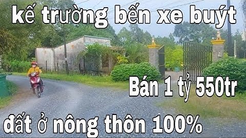Lô đất bán 1 tỷ 550tr tổng 115mv hết thổ cư đường đá xanh 6m kế trường gần bến xe Củ Chi 