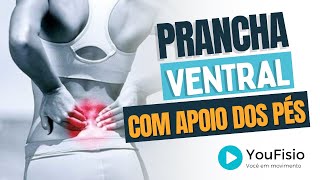 EXERCÍCIO DE PRANCHA VENTRAL COM APOIO DOS PÉS - MÉTODO YOUFISIO