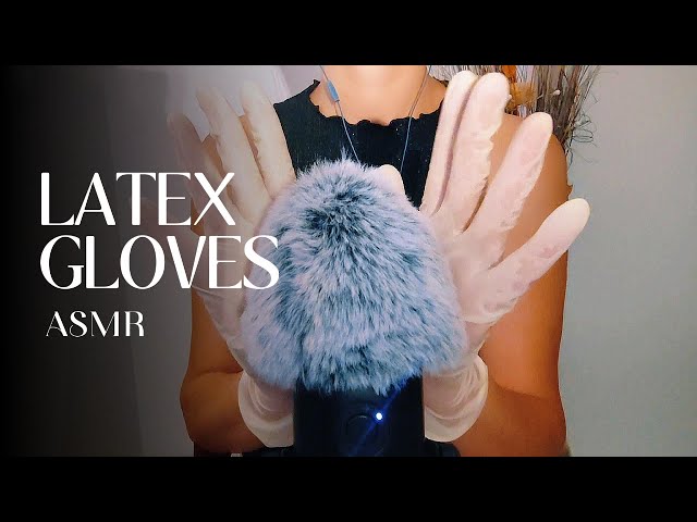 🎧 ASMR  Latex Gloves Tingles  & Fluffy Mic Sounds (No Talking)