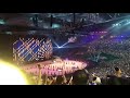 Opening of Seagames in Philippine Arena. Crowd singing "Manila".