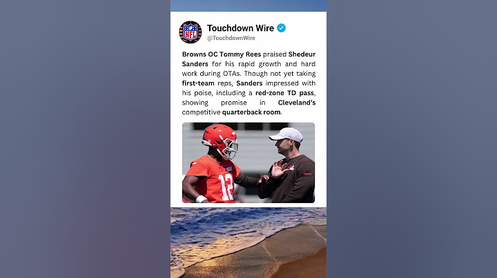 Shedeur Sanders Praised by Browns OC 🔥 Red-Zone TD Shows Big-Time Potential! 🧠 #shorts