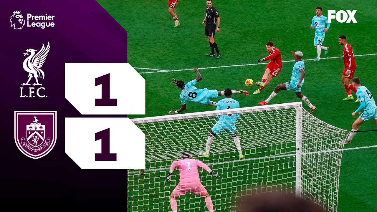 LIVERPOOL 1-1 BURNLEY | RESUMEN | PREMIER LEAGUE | JORNADA 22