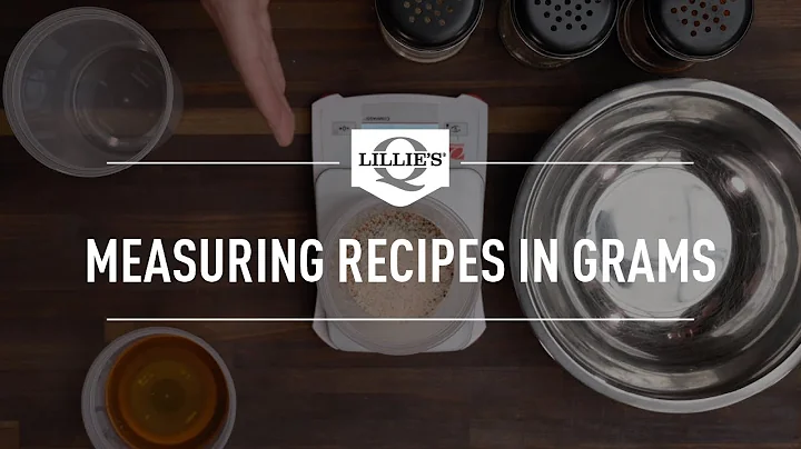 Measuring Recipes in Grams