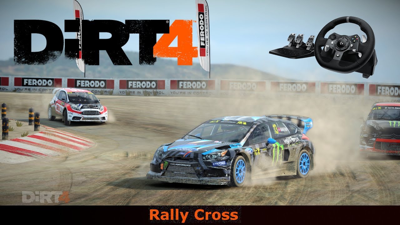 DIRT4 XBOX - Rally Cross - Simulação - ASSISTS OFF - De Volante G920 ...