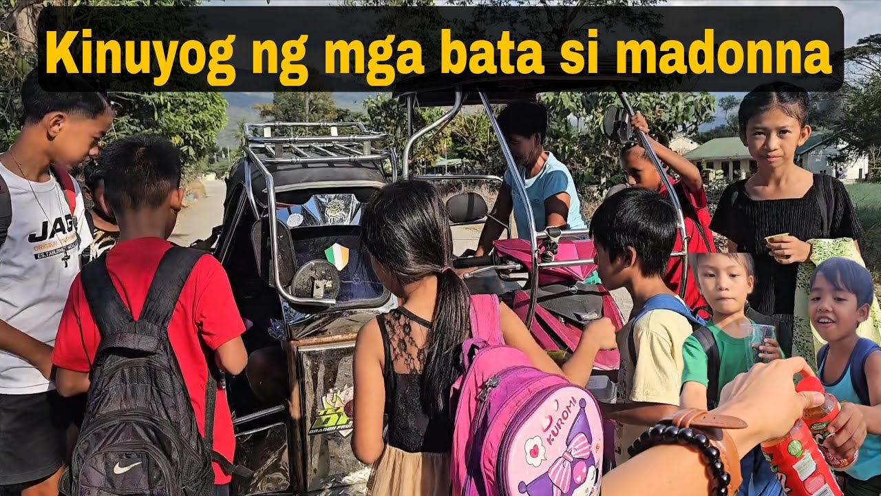 Kinuyog ng mga bata si madonna | Salamat po manong nestor | Buhay Probinsya | Mindoro
